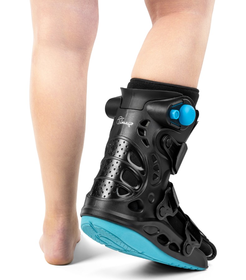 Starre Schienbein- und Fußorthese - Pro-Walker Low M (40-43) Zweikammer kurz – Bild 3